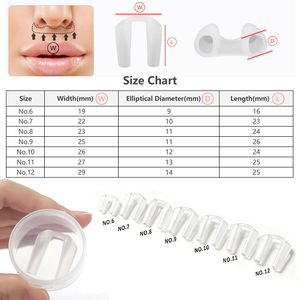 Dilatateur nasal en silicone <span class=keywords><strong>Amazon</strong></span> Nostril Retainer, modèles n° 6/7/8/9/10/11/12, différentes tailles, <span class=keywords><strong>pince</strong></span> pour le <span class=keywords><strong>nez</strong></span> - Product Image 2