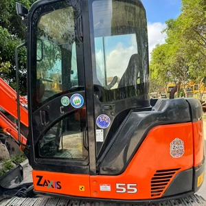Excavadora Pequeña Usada Hitachi ZX55 a Bajo Precio, Excavadora de Cadenas de Segunda Mano Barata, ZX50 ZX55 en Venta - Product Image 3