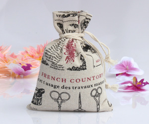 Eco-Friendly Natural Muslin Cotton Linen Gift Packaging Pouch New Design Jewelry <b>Crafts</b> Package Ribbon Handle for Shopping <b>Bags</b> - Product Image 3