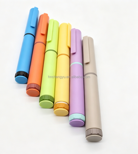 60IU 3ml Reusable Plastic Injection <b>Pen</b> Multi Candy Color <b>Refillable</b> Skin Care Dosing Device with Storage Box Custom Logo - Product Image 5