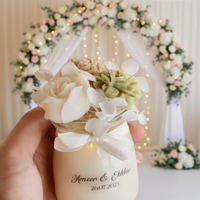 Bougie parfumée en cire de soja en forme de rose, faite à la main, best-seller, pour les fêtes, la Saint-Valentin, cadeau romantique, décoration