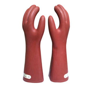 Gants isolants orange 12KV (type plat) - Longueur 38cm Antidérapants Résistants à l'usure Protection électrique Gants de sécurité pour électriciens - Product Image 3