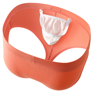 Wholesale Men's Sexy Transparent Thin Underwear Breathable Polyester <strong>Boxer</strong> <strong>Shorts</strong> in <strong>Black</strong> Orange Red Green Blue Bulge Pouch - Product Image 2