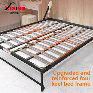 Modern Home Furniture Space-Saving Hidden Wall Murphy <strong>Bed</strong> Storage <strong>Shelf</strong> Cabinets Design for Bedroom Customized Options - Product Image 3