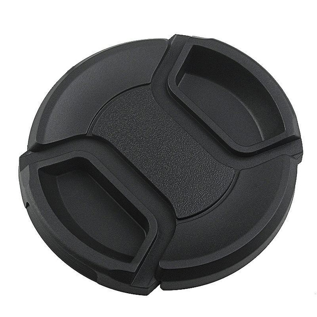 High Quality Lens Cap 49 52 55 58 62 67 72 77 82mm Center Punch Snap-on Cap Lens Cover for canon for nikon DSLR Camera