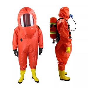 Промышленная кислотная, щелочная и газостойкая легкая и сверхпрочная интегрированная противопожарная защита полугерметичная защитная одежда - Product Image 1