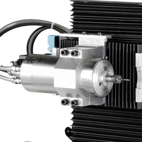Enrutador CNC para Madera y Metal, Máquina de Corte CNC de 3 Ejes, Mini Enrutador CNC de 4 Ejes para Tallado de Madera en 3D con Eje Rotatorio Lateral