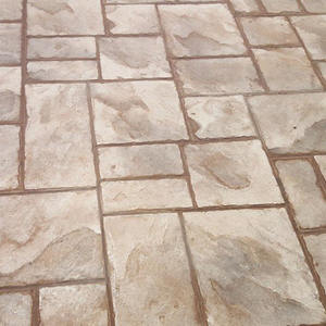 Venta al por mayor de poliuretano piedra impresión pavimentación molde silicona hormigón cemento sello Mat modelos - Product Image 3