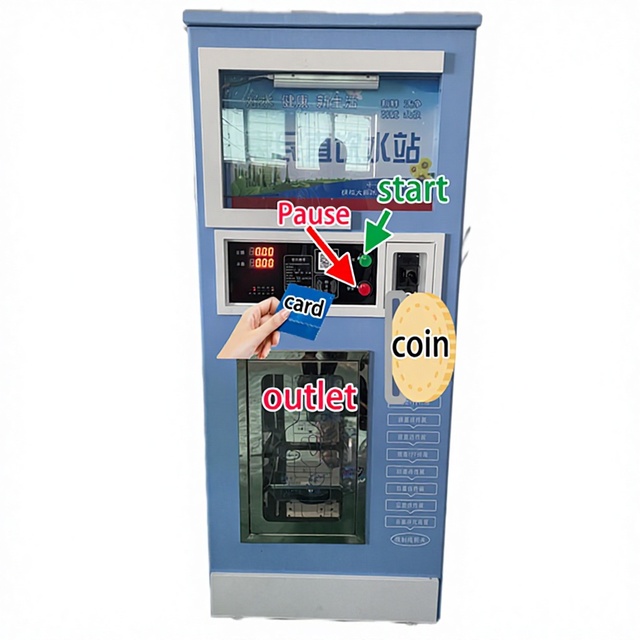 LET Factory Water Vending Machine Intelligent Control Main Board LCD Display 9 Relay Control Multi-Payment OEM PCB Assembly