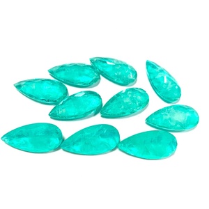 阿里巴巴准备运送碧玺长方形翡翠融合石珠宝制作 - Product Image 4