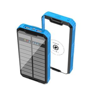 Batterie externe solaire sans fil personnalisable avec logo, 30000 mAh, charge rapide PD, avec lampe de camping, fabriquée en Chine - Product Image 6