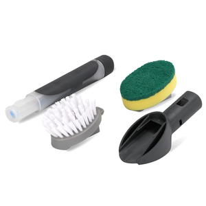 Mastume <span class=keywords><strong>mars</strong></span> Expo — brosse à vaisselle intelligente, distributeur <span class=keywords><strong>de</strong></span> savon, éponge remplaçable, nettoyage à double tête, nouveau design - Product Image 4