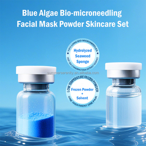 Maschera in Polvere Esfoliante per la Pelle con Spugna Idrolizzata e Alghe Marine Blu, Set per la Cura della Pelle Anti-Acne con Spicule <span class=keywords><strong>di</strong></span> Alghe per Bio-microneedling - Product Image 5