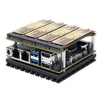 Placa base Mini PC 2x2 M.2 NVME, placa base, kit de placa N100, DDR5, 2x6, 2 unidades, 2,5G, SATA, 2x HD, placa base NAS, enrutador cortafuegos, 2 unidades, 1 unidad