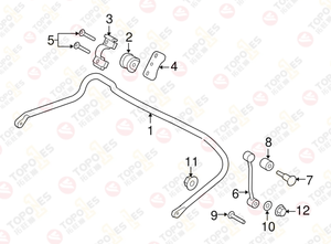Kit de enlace de barra estabilizadora de suspensión de piezas de automóviles para Ford piezas de vehículo completo enlace estabilizador al por mayor - Product Image 4