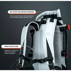Sac à dos de transport pour animaux de compagnie, échantillon gratuit, sac à dos portable pour chien, sac à dos ventilé et respirant, lavable, pour vélo, extérieur - Product Image 4