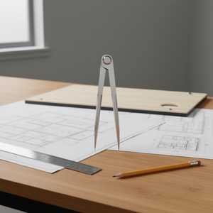 Compás divisor de metal de precisión Fervous para herramientas de dibujo y medición - Product Image 3