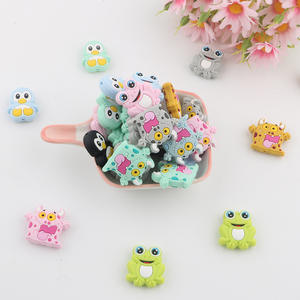 Kovict vente en gros <span class=keywords><strong>de</strong></span> bijoux en Silicone, accessoires perlés, cadeau <span class=keywords><strong>pour</strong></span> bébé, bricolage, perles focales en Silicone personnalisées - Product Image 3