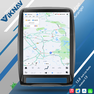Navegación GPS para coche para Dodge Durango 2011 2012 2013 Radio 13,8 pulgadas grabadora de cinta reproductor Multimedia 128GB Vertical <span class=keywords><strong>Android</strong></span> auto - Product Image 4