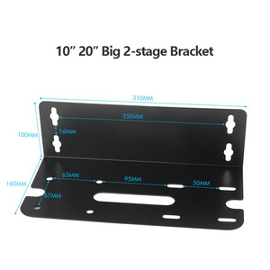 Soporte de hierro manual de 10/20 pulgadas para carcasa de filtro, placa blanca/negra, montaje en pared para filtración de agua exterior y ósmosis inversa - Product Image 6