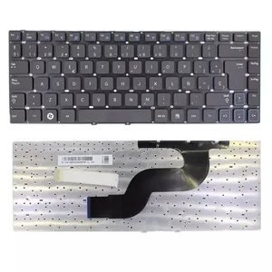 Samsung NP RC410 RV410 RV411 RV415 RV420 V122960BS1 İspanyol teclado için Laptop klavye çıkartmalar hiçbir çerçeve