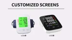 Monitor de presión arterial recargable para la parte superior del brazo, máquina Digital de Hospital y hogar, Wifi, USB, precio de fábrica