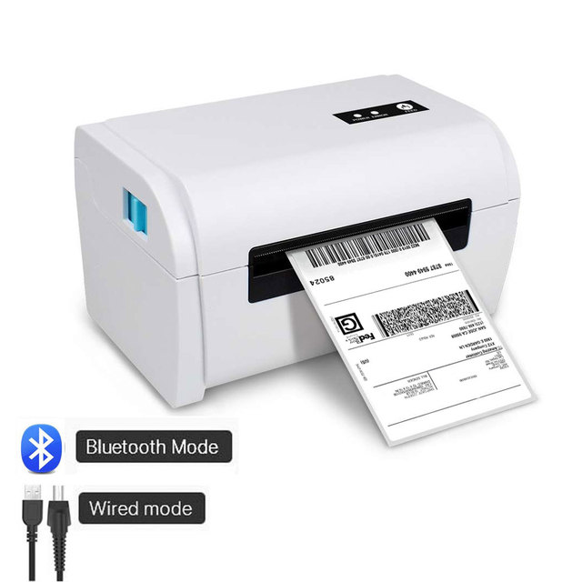Netum Factory Price Cheap 4inch Shipping Label Printer 4x6 USB+LAN Thermal Printer 160 Mm/s Printing Speed for Logistic