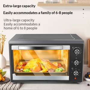 Four à convection 56L en acier inoxydable, multifonctionnel, électrique, pour la cuisson et le maintien au chaud, usage domestique et extérieur, grande capacité, vente en gros - Product Image 2