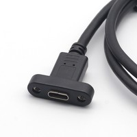 Typ-C-Stecker-zu-Buchse-Verlängerungskabel mit Mutter und Kupferleiter USB 3.1 für Personal Computer