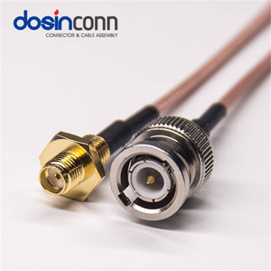 BNC штекер к SMA гнездовой штекер RF-кабель в сборе RF-разъем с RG316 RG174 rg58 BNC кабель - Product Image 3
