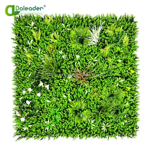 Doleader Wholesale High Quality Artificial Plant Wall Decoration Artificial Plants Wall Decor