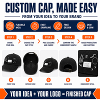 Casquette de baseball personnalisée avec logo, 6 panneaux, non structurée, visière incurvée, noire délavée, vente en gros, fournisseur direct d'usine OEM ODM