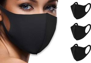 Masker sutra mewah es sutra 3D masker wajah untuk pria wanita dengan perlindungan 3D - Product Image 2