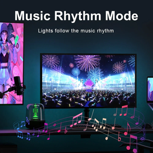 RGB LED 디스플레이 게임 조명 스트립 현대 모니터 백라이트 PC 분위기 화면 APP 음악 동기화 침실 게임 룸