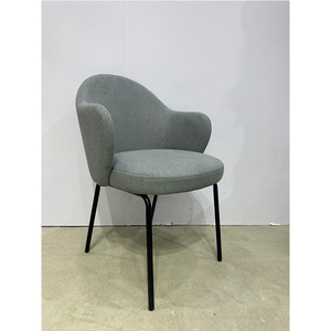 Asiento de tela espuma de alta densidad marco metálico color negro - Product Image 5