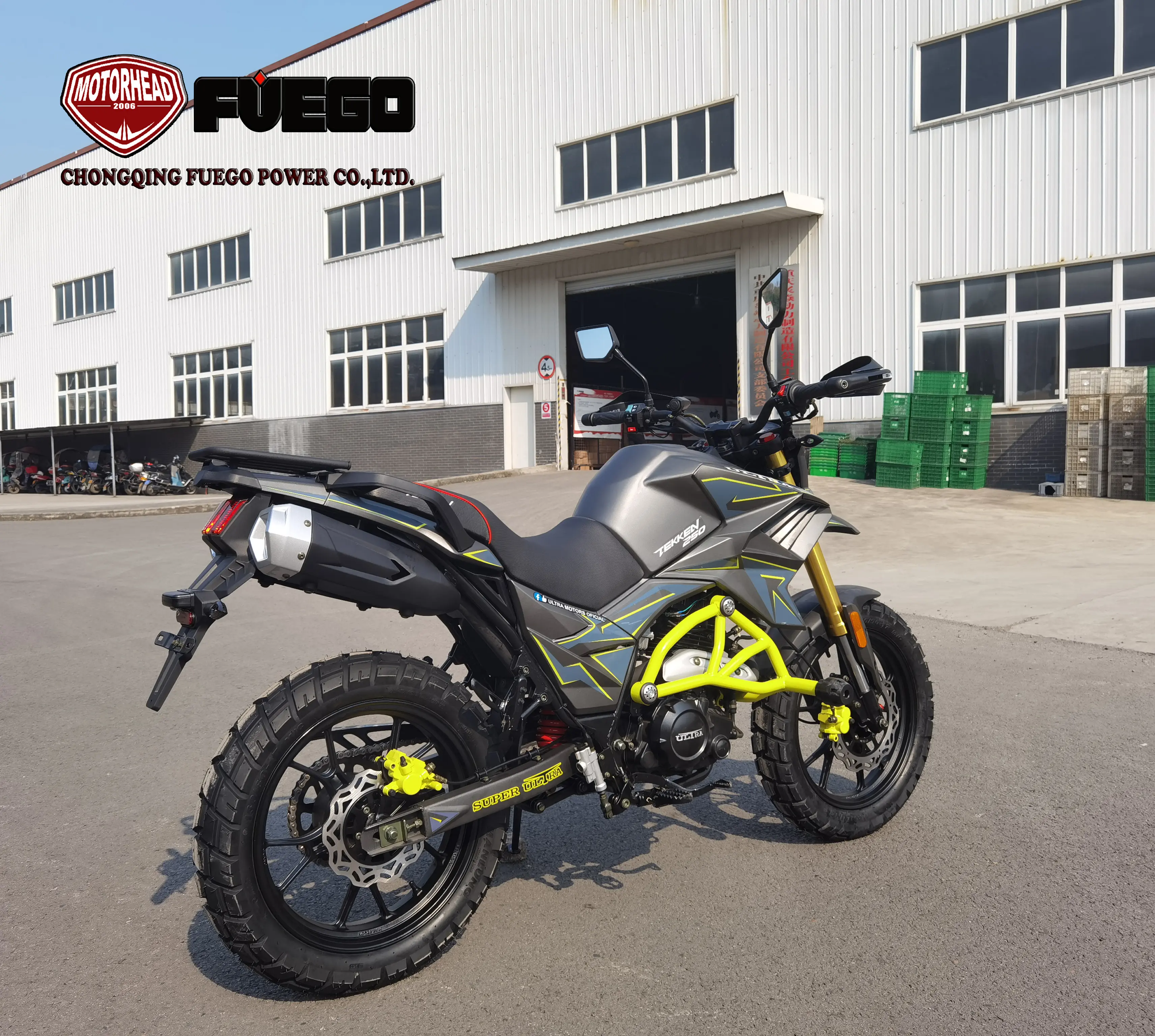 Moto tout-terrain Ninja Sports Adventure moto Trail Motos FUEGO POWER TEKKEN moto