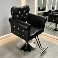 Fauteuil de coiffure de luxe durable pour salon de coiffure et barbier