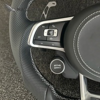 Volant de voiture en cuir à démarrage à une touche, en promotion, pour Volkswagen R-line Passat Golf Jetta Tiguan Polo Bora Arteon 2000-2025