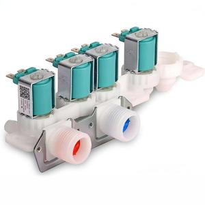 Valve d'entrée d'eau Wh23x29538, 110 V, électrique, en plastique, installation facile, pour pièces de machine à laver Ge - Product Image 1