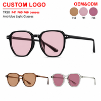 Lunettes anti-lumière bleue SR Slumber Support Ocean Heritage, monture TR90, verres CR39 Coral, forme carrée, légères, livraison rapide, pour les nocturnes