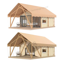 Fournisseur de tentes Safari sur mesure pour toutes les saisons, pour maison préfabriquée avec salle de bain et climatisation, Carpa Tenda De Lona