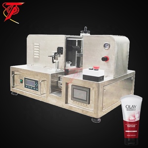 Manual semi automatic ultrasonic sealing toothpaste plastic cosmetic tube sealer machine