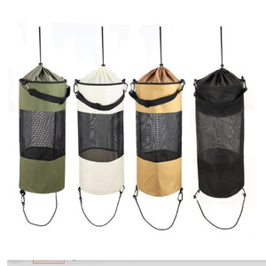 Bolsas de basura para envíos transfronterizos, bolsas de almacenamiento de malla transpirable, bolsas organizadoras plegables para cruceros, bolsas de basura para playa. - Product Image 1