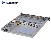 Boîtier d'ordinateur standard 1U 19 pouces pour montage en rack avec de vastes baies de stockage, profondeur 550 mm, boîtier de serveur ATX 1U