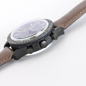 Montre de sport mécanique multifonctionnelle avec chronographe, mouvement 9300, boîtier en céramique, caoutchouc, 44mm - Product Image 2
