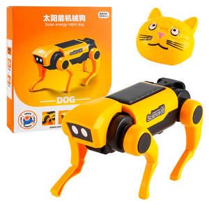 HY7 2025 vente chaude marche robot jouet intelligent solaire Robot chien assemblage jouets énergie solaire Science Kit pour les enfants - Product Image 1