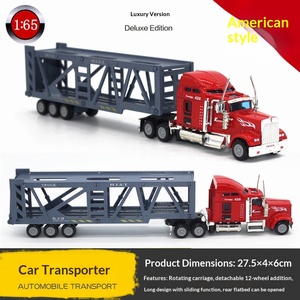 Camión de Plataforma Plana con Contenedor, Modelo Americano, de Aleación, con Control de Fuerza - ¡El Más Vendido en Ventas Transfronterizas! - Product Image 5