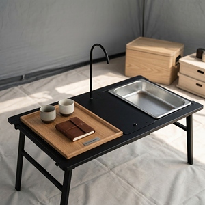 Mesa Plegable IGT para Exteriores con Panel de Grifo de Agua, Accesorio Portátil para Fregadero de Camping, Módulo de Mesa Modelo 05/1, Serie de Mesa y Sillas - Product Image 5