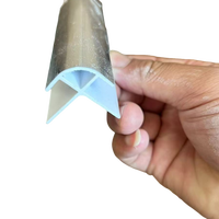 Bandes de protection d'angle en PVC en forme de L et en forme d'arc, personnalisables et profilés en plastique revêtus.