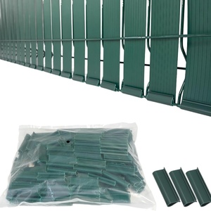 Accessoires de garde-corps en <span class=keywords><strong>PVC</strong></span> anti-privé de haute qualité 4.6cm X 60m pour bords de pelouse de cour et bandes de treillis métallique - Product Image 1
